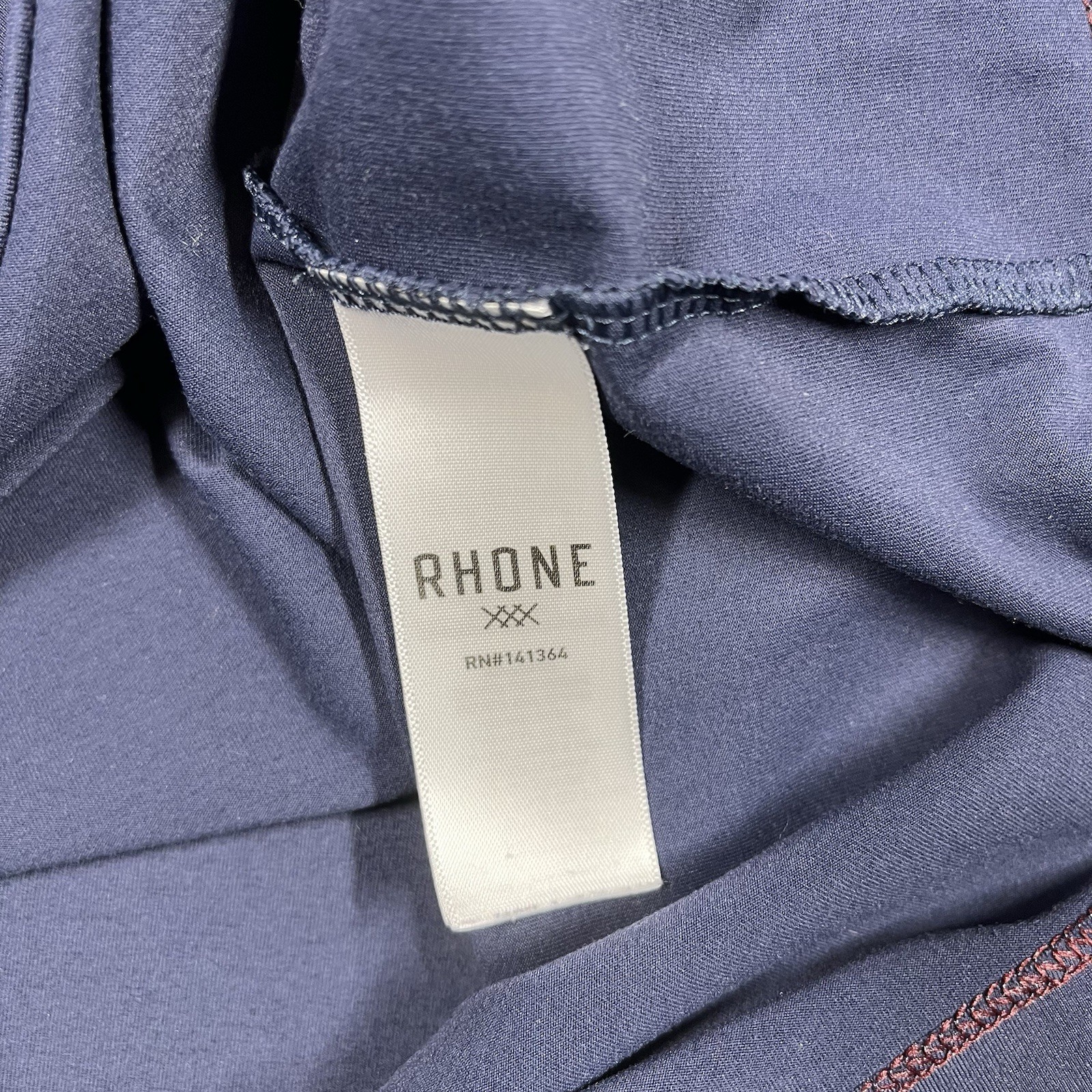 Rhone Reign Shirt Mens Medium Blue Long Sleeve Performance Training