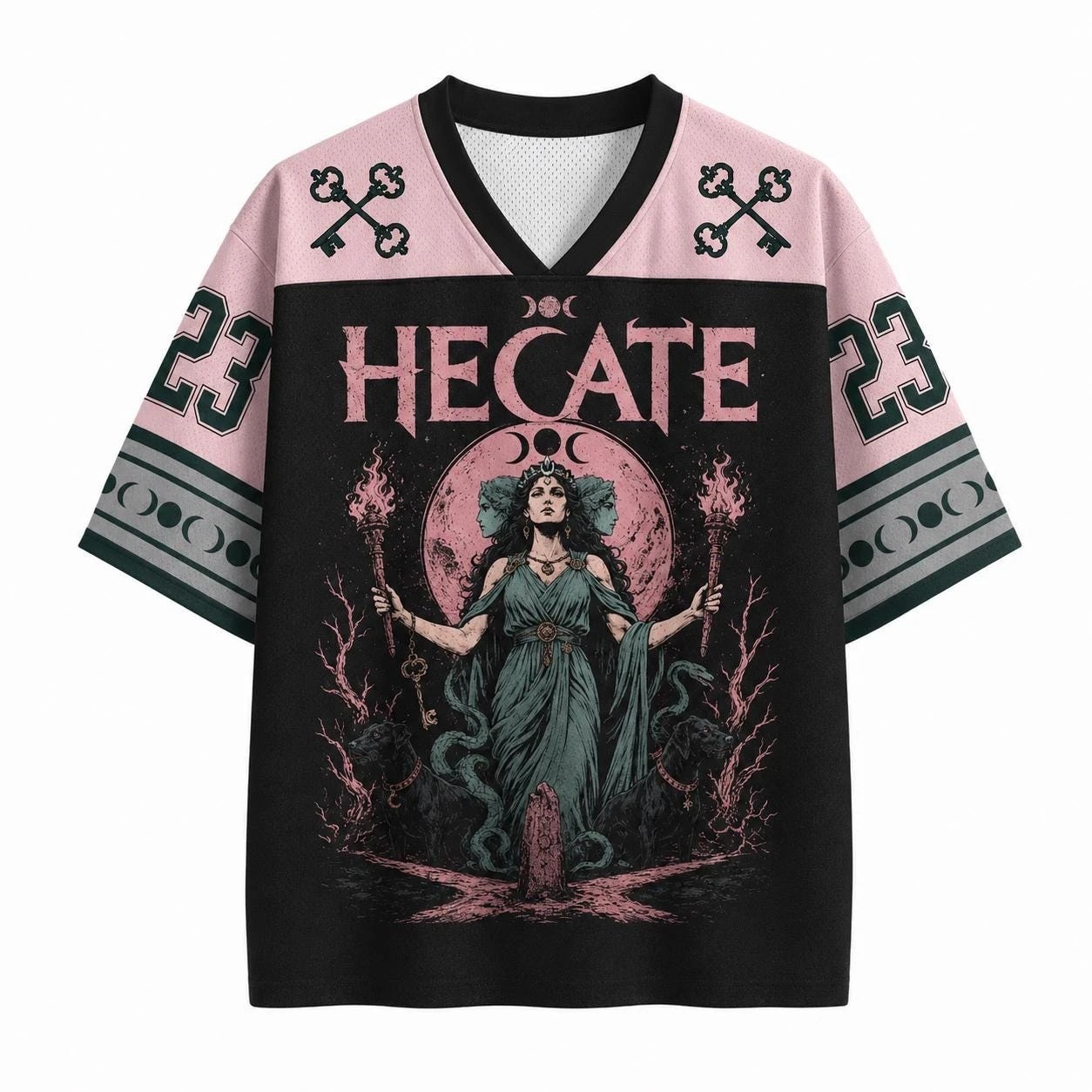 Hecate Graphic Print Jersey Polyester Breathable Quick Dry Comfortable T-Shirt