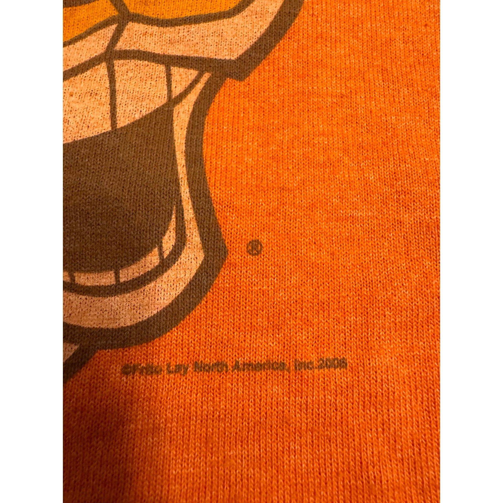 Y2K Vtg Cheetos Graphic T-Shirt Orange Sz L Unisex Cotton/Poly Blend