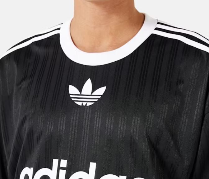 RARE! NEW MEN’S ADIDAS ORIGINALS TREFOIL POLY TEE SHIRT ~SIZE 2XL #IU2341 BLACK