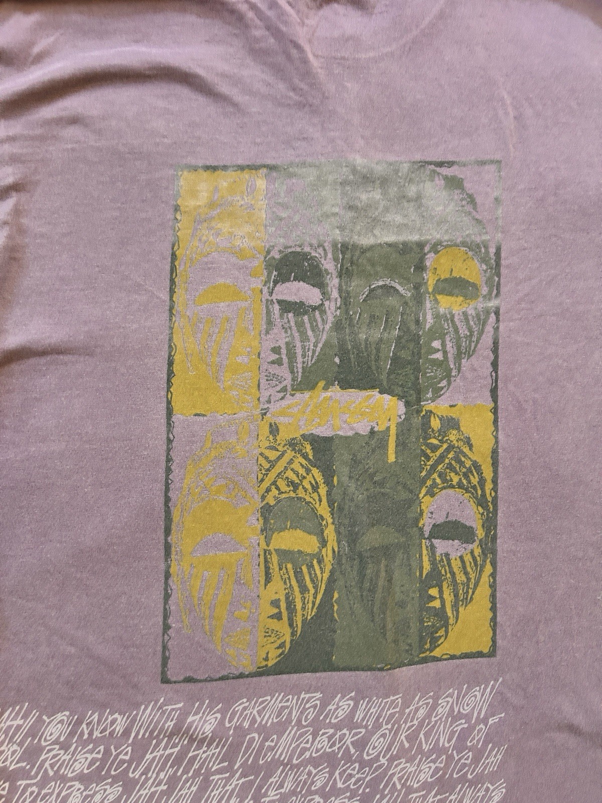Stussy Purple Tshirt M Vintage – See Photos!