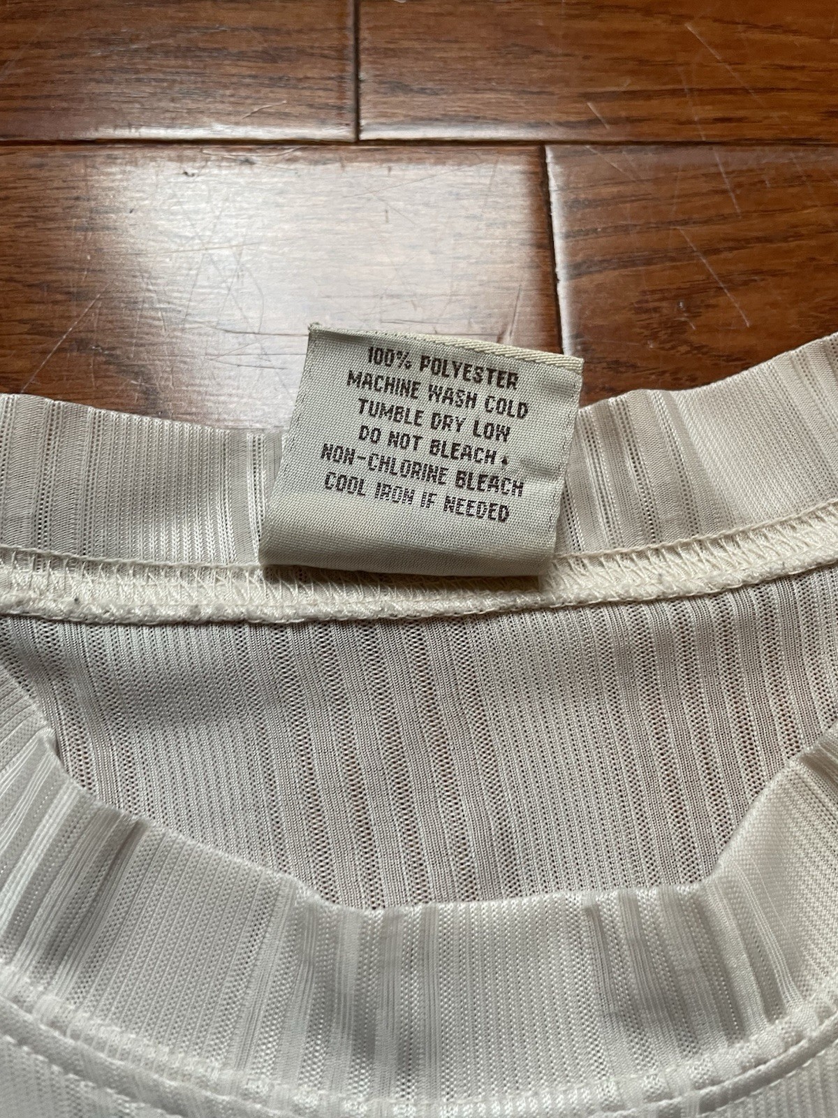 Vintage 90s Southpole Mens Medium Sheer Satin Striped Baggy Fit Shirt Light Gray