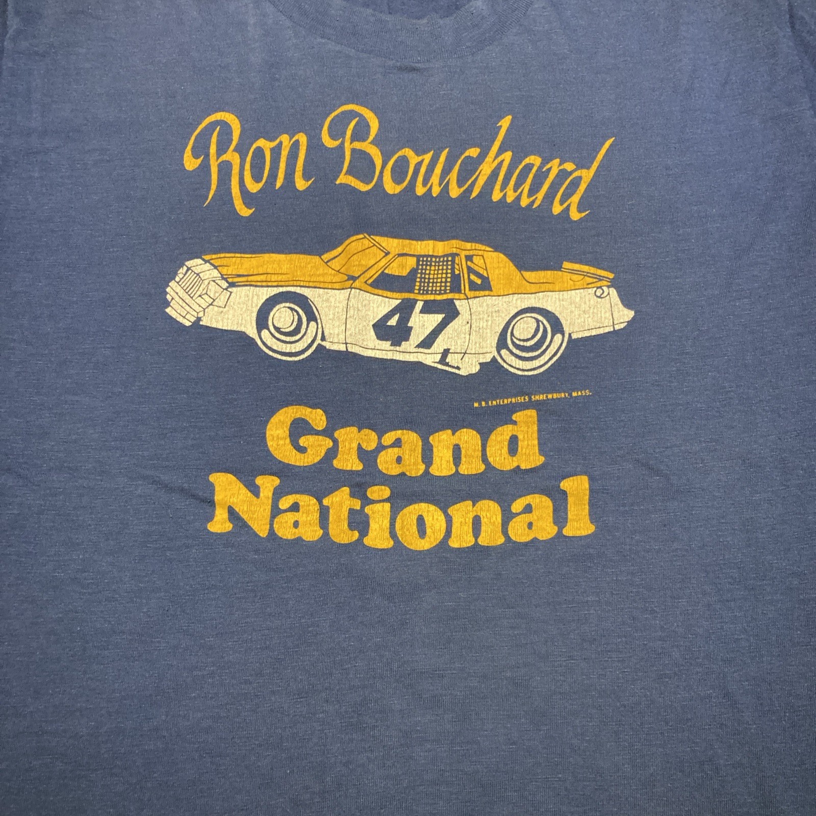 Vintage NASCAR Ron Bouchard #47 Grand National T- Shirt XL • Made in USA