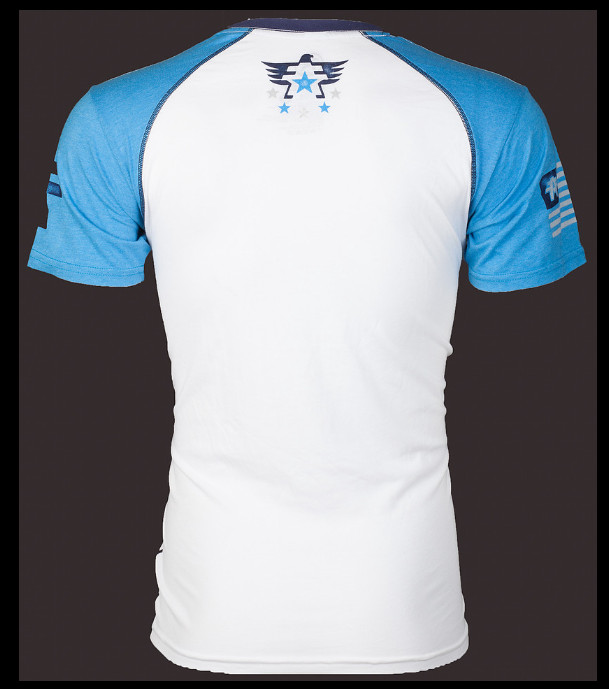 AMERICAN FIGHTER White CUMBERLAND Athletic Graphic T-shirt NWT
