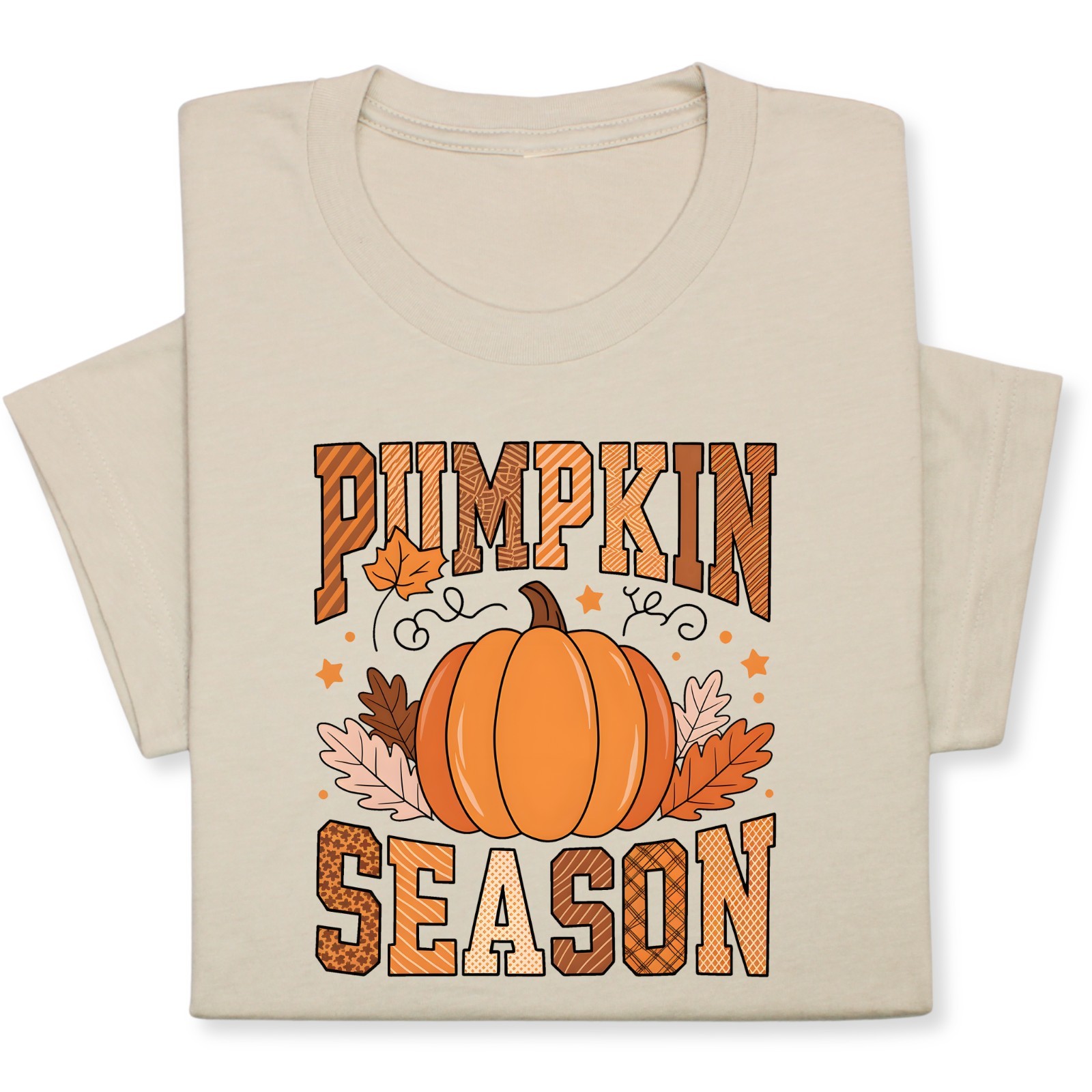 Pumpkin Season Fall T-Shirt, Cute Autumn Thanksgiving Tee Gift