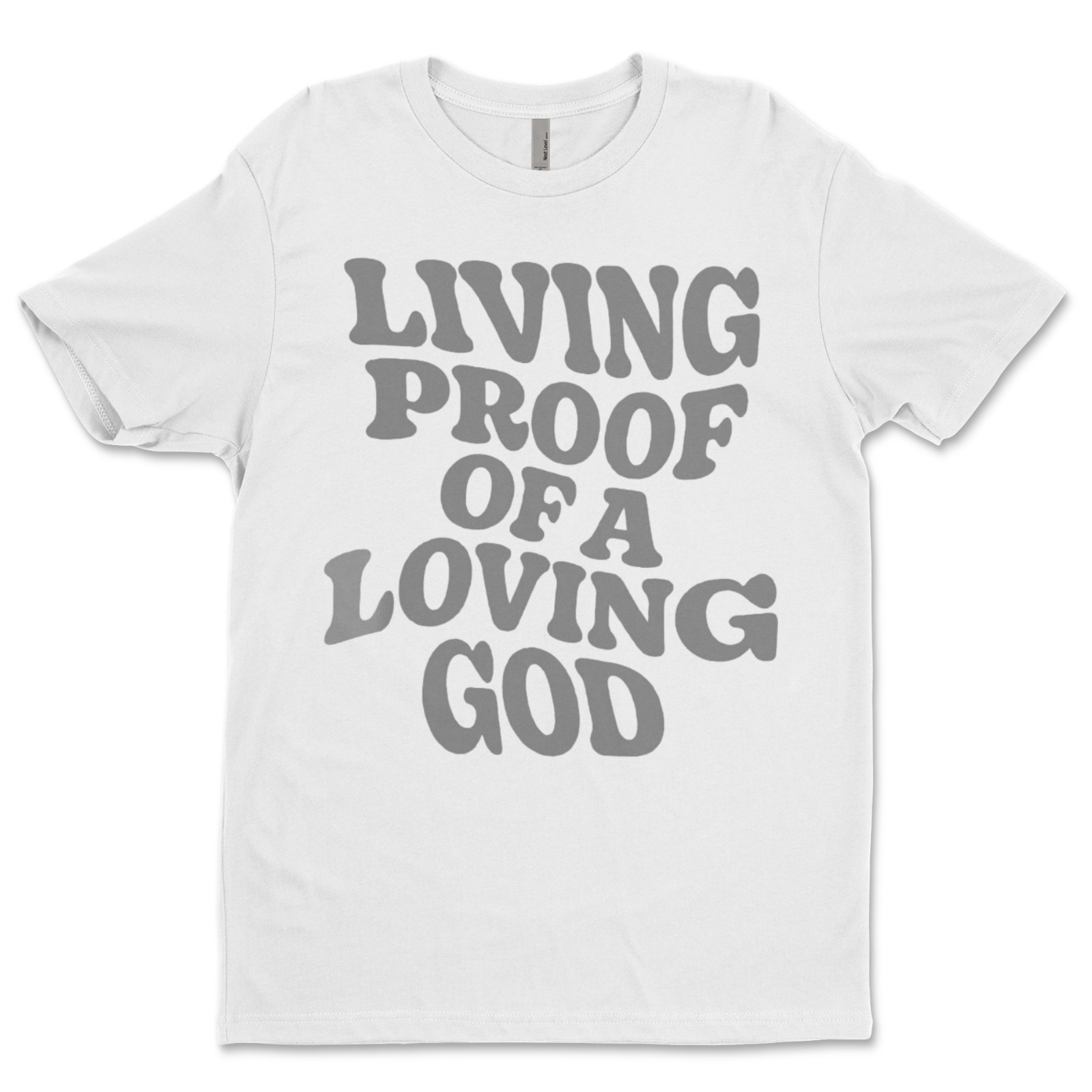 DTF Living Proof/ Custom Unisex Soft Style T-Shirts, Next Level- Cotton