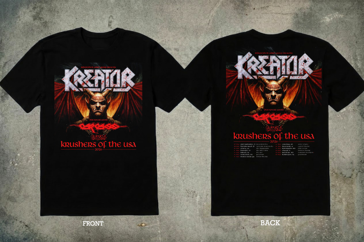 Trend 2sides Kreator Krushers of the USA 2026 T-shirt S to 5XL UR720