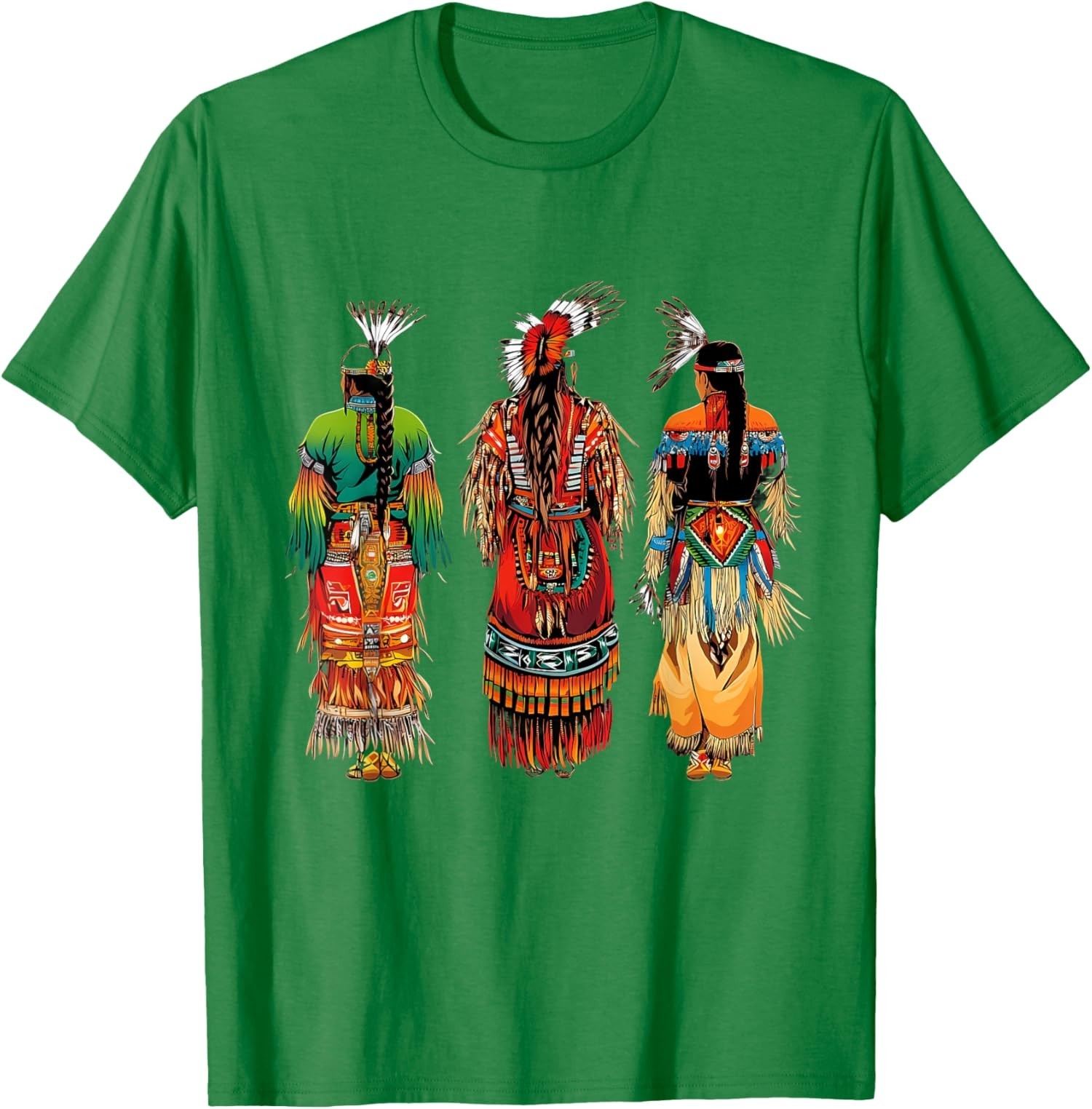 Indian Tribe Native American Feather Headdress Unisex T-Shirt