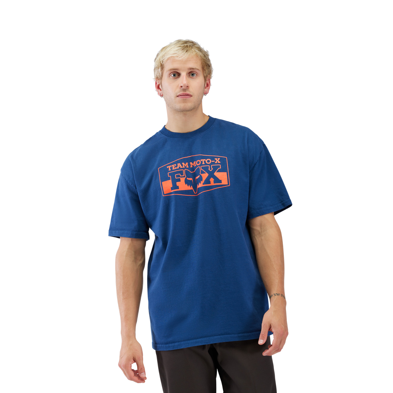 Fox Racing Team Tee T-Shirt Midnight Blue 2XL XXL