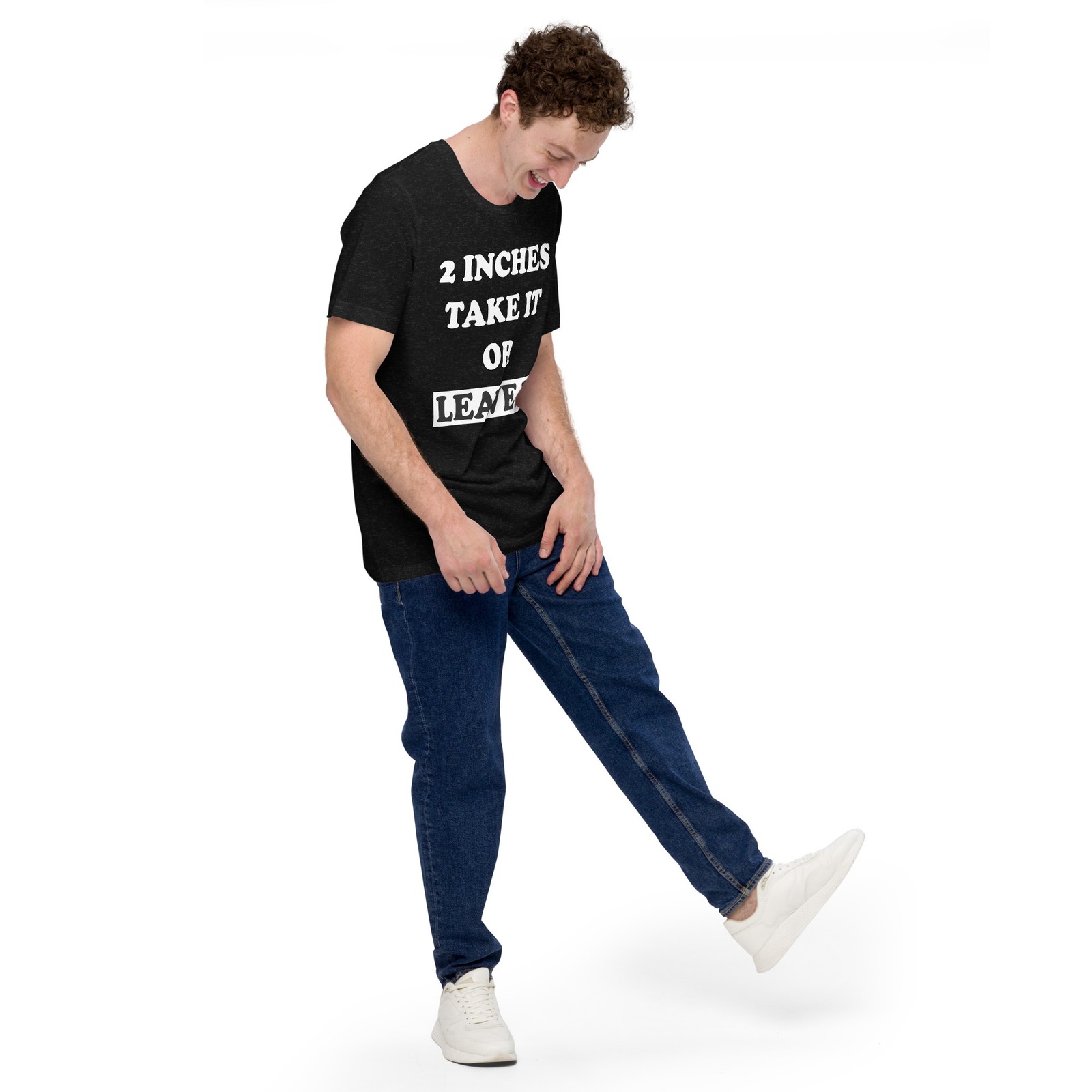 2 inches unisex tshirt