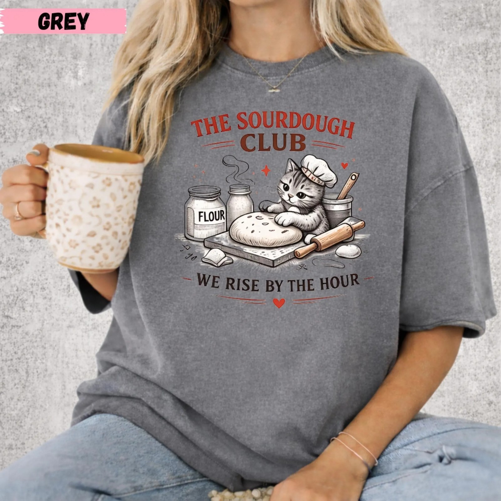 Comfort Colors Cat Lover Tee, Biscuit and Sourdough Unisex T- Shirt