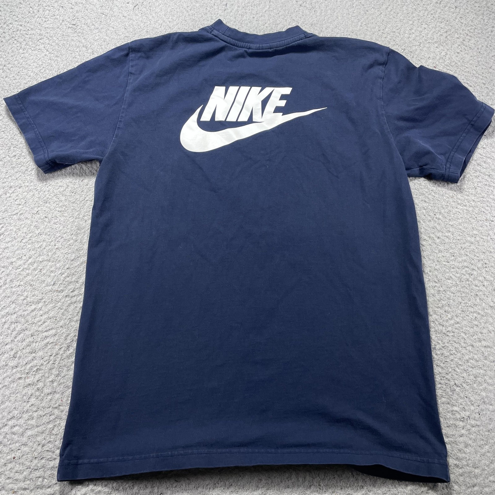 Nike Stranger Things Hawkins High School Shirt Mens Medium Blue Graphic Tee