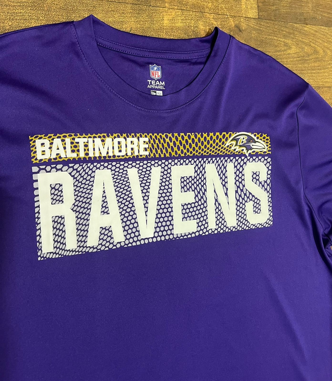 New Era NFL Baltimore Ravens Shirt Mens XL Long Sleeve Combine Authentic NWT
