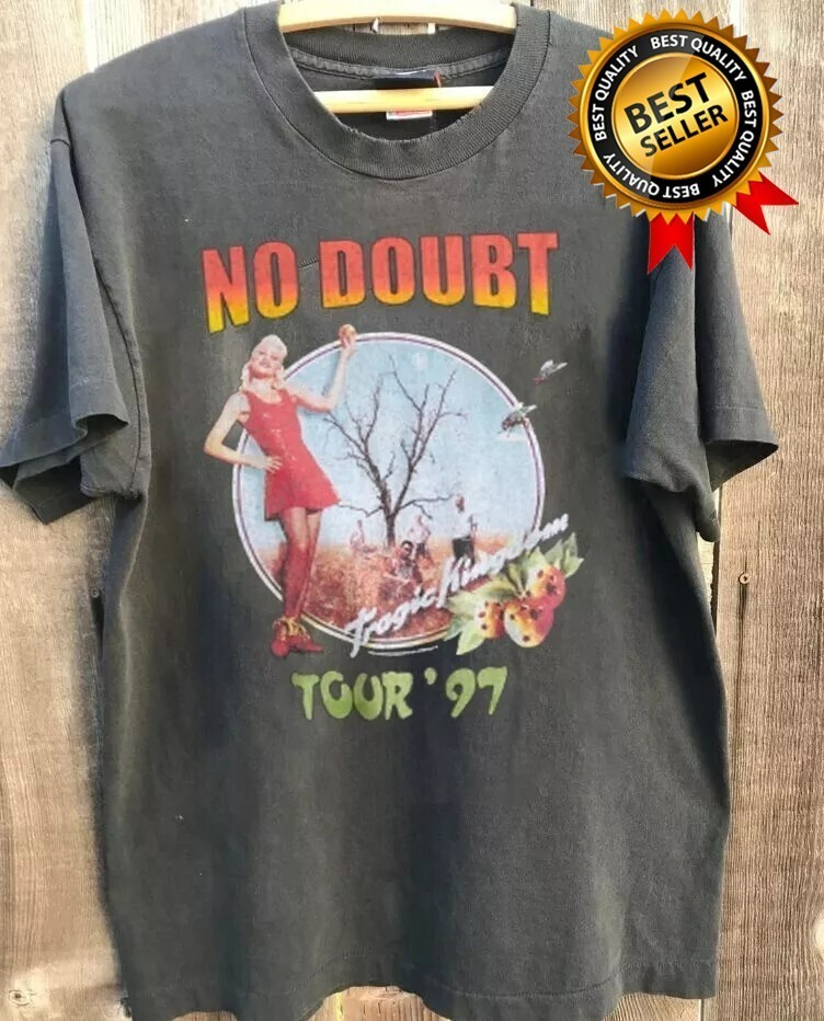 No Doubt Shirt, No Doubt Band Tour 97 Charcoal Color T-shirt Unisex S-5XL BN3705