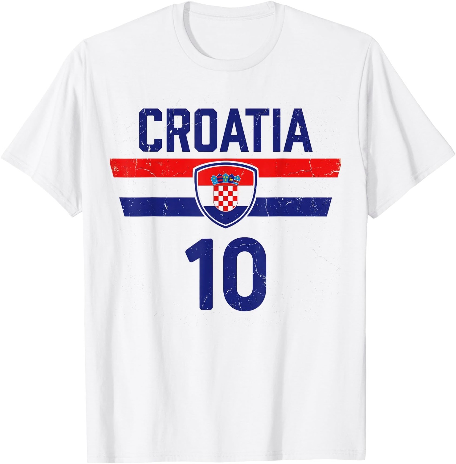 Croatia Tshirt Hrvatska Flag Zagreb Croatian Jersey Retro T-Shirt