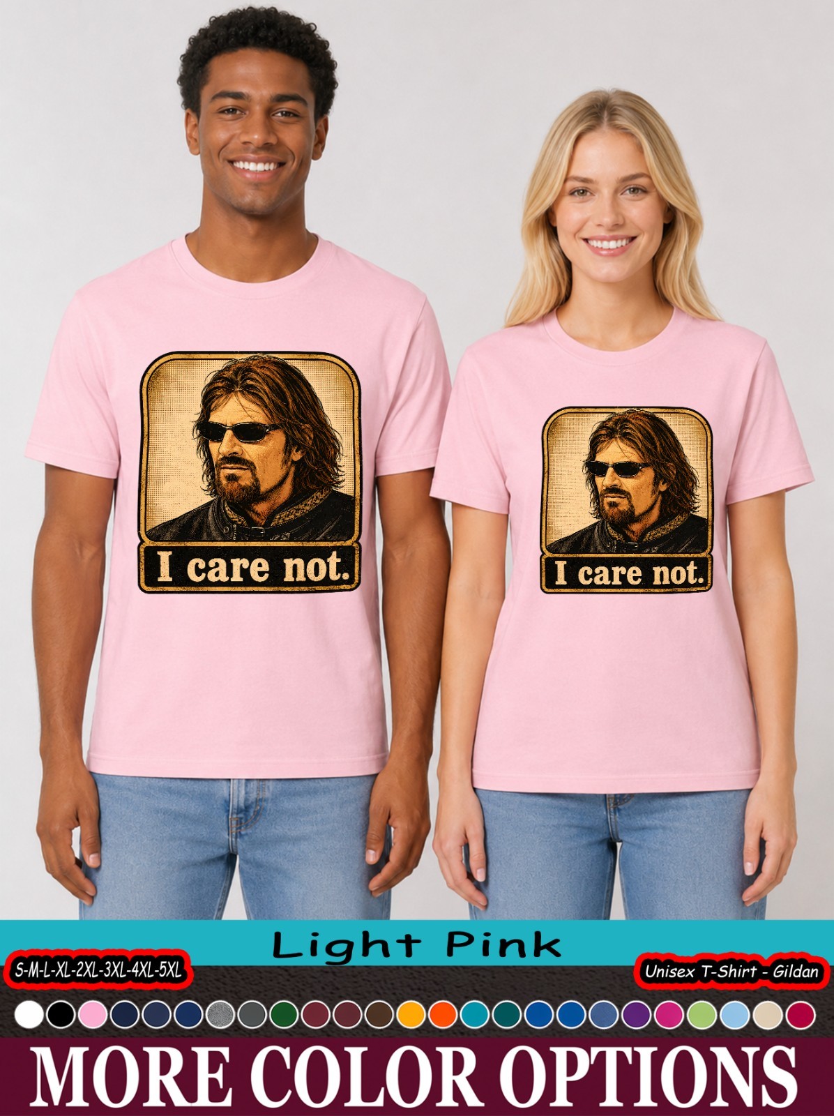 I Care Not Shirt, Medieval Fantasy Meme Graphic Tee