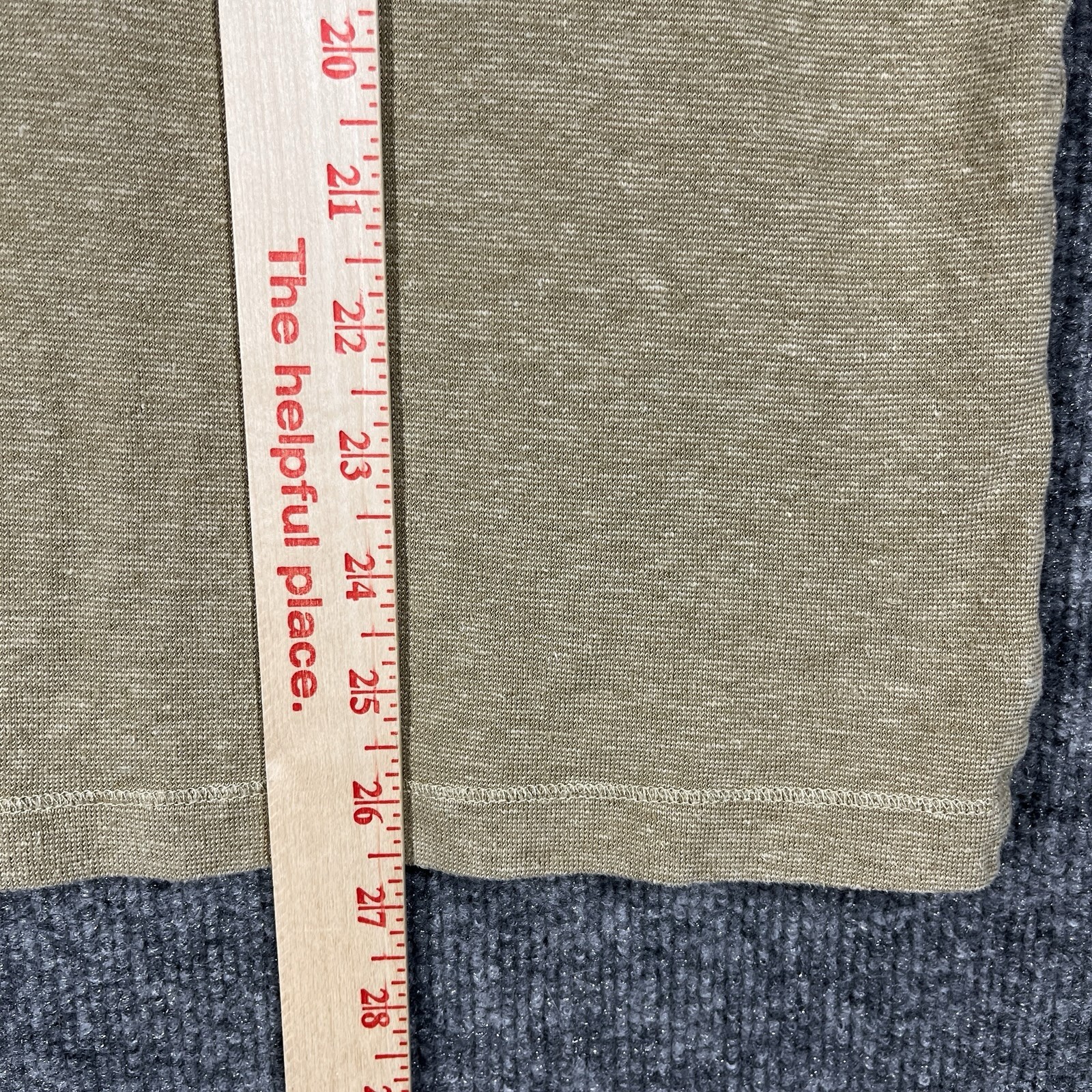 Buck Mason Yuma Tee T-Shirt Mens L Hemp Blend Short Sleeve Crewneck Olive