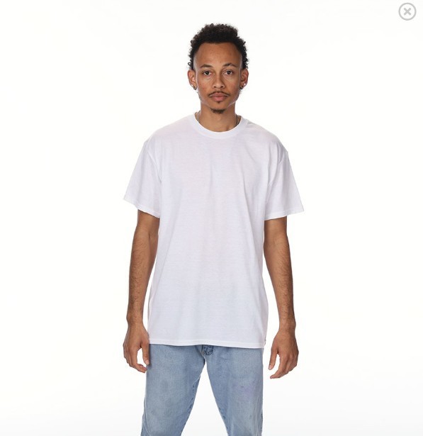 Gildan G800 Adult 5.5 oz 50-50 White T-Shirt Size 2XL – 5 count