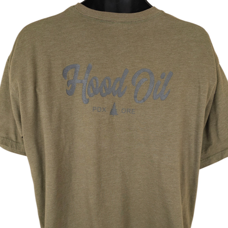 Hood Oil T Shirt Mens Size 3XL Green Portland Oregon Cannabis Marijuana PDX