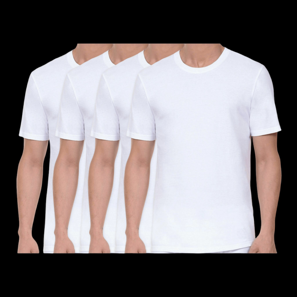 (10-Pack) Solid White T-Shirt by Tultex 100% Ring Spun Cotton Tee Blank Size: M