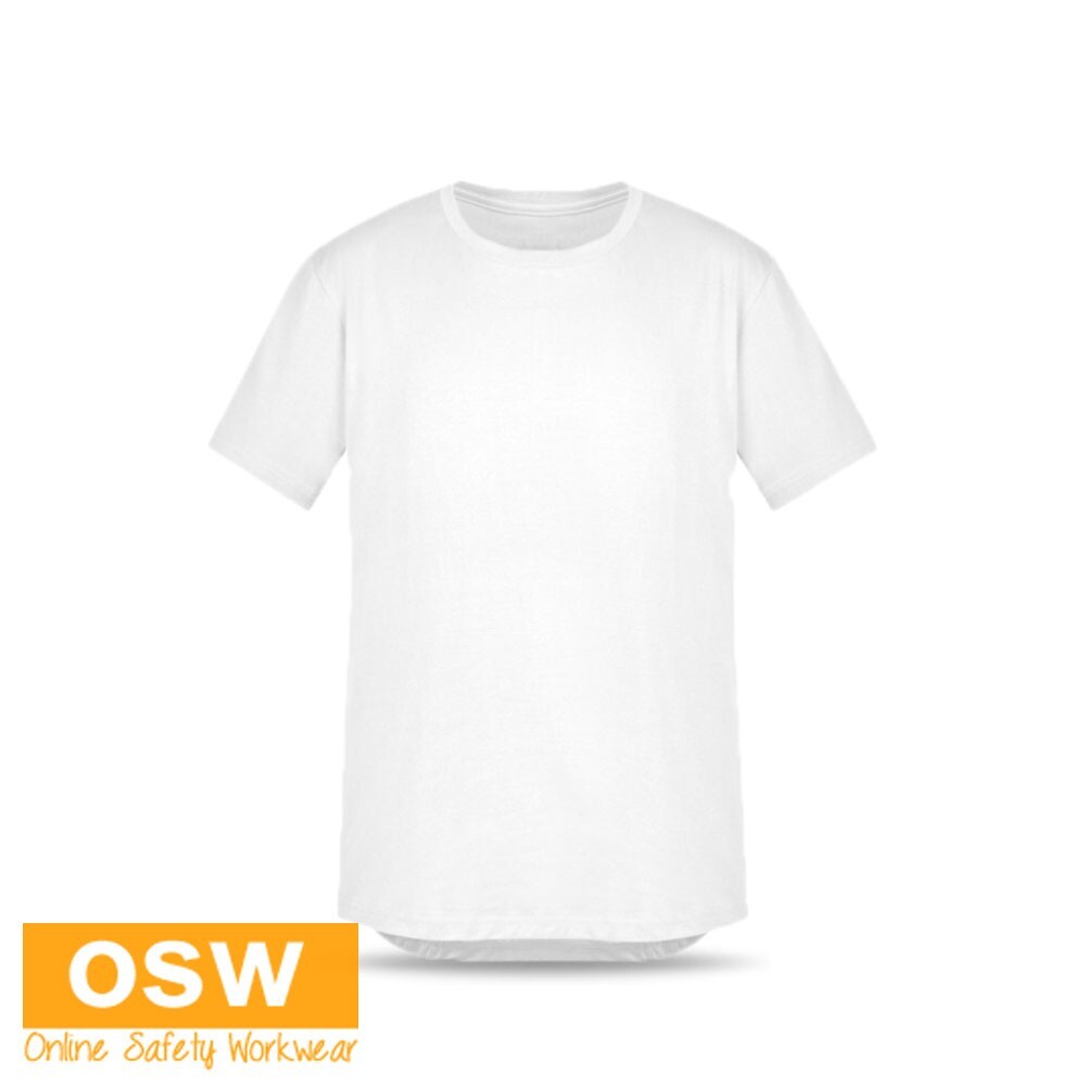3 X Men’s Soft Lightweight and Breathable Curved Hem Streetworx Plain Tee ZH135