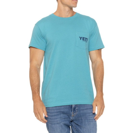 YETI Mens B&T Teal Cotton BUILT FOR THE WILD. S/S T-SHIRT 2XL 3XL NIP