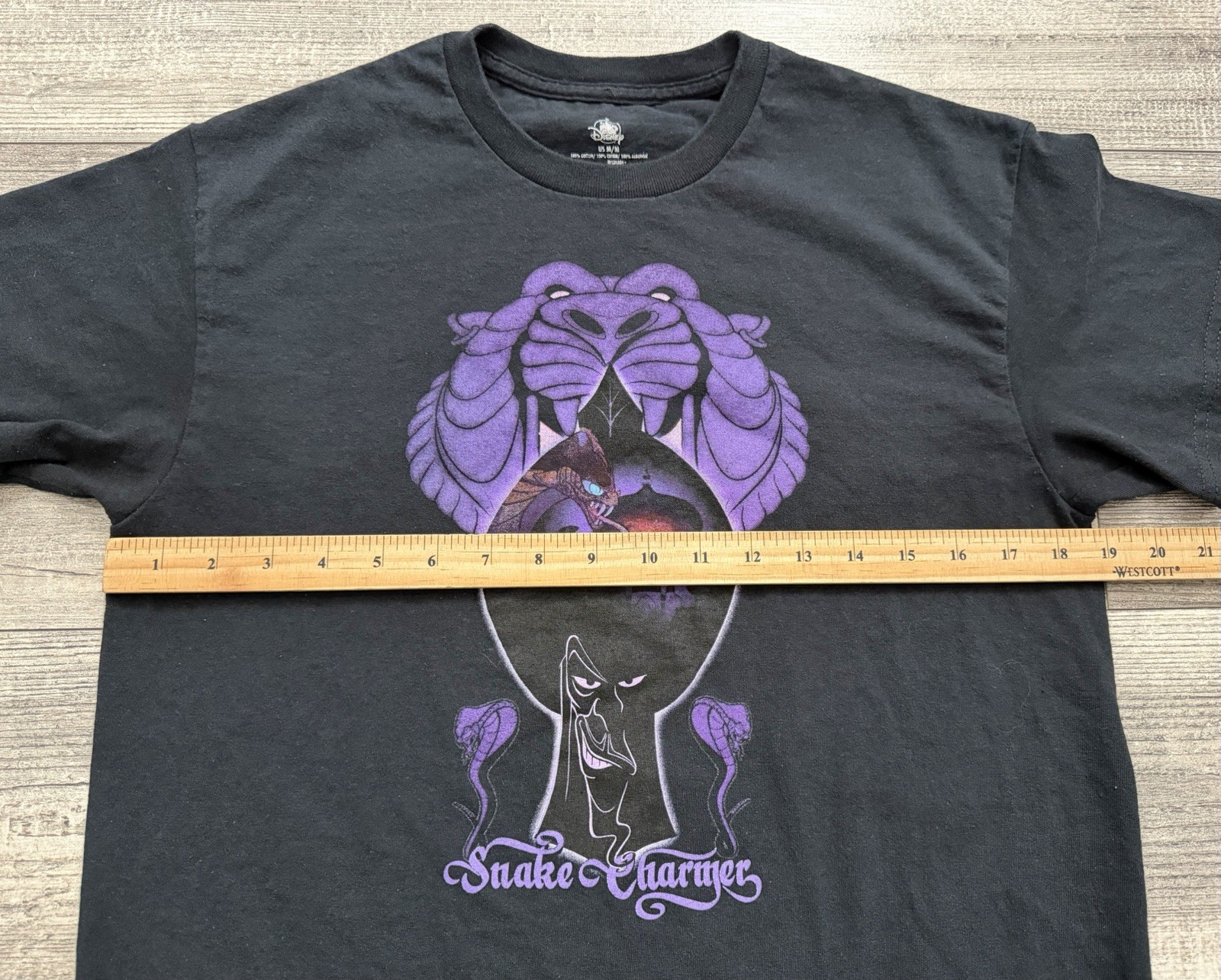 Disney Aladdin Movie Shirt Adult Medium Snake Charmer Jafar Cave Of Wonders