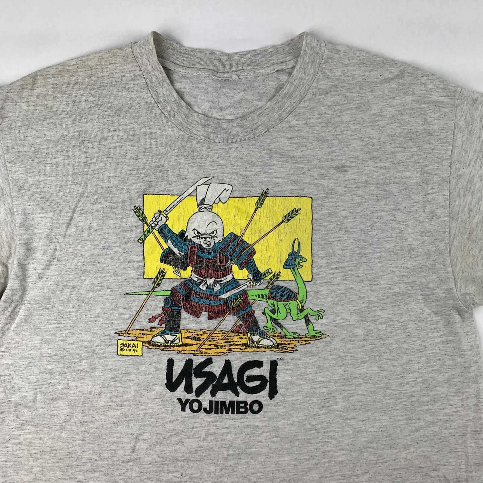 VTG Usagi Yojimbo 1991 Stan Sakai T-Shirt Mens Large Fantagraphics Books