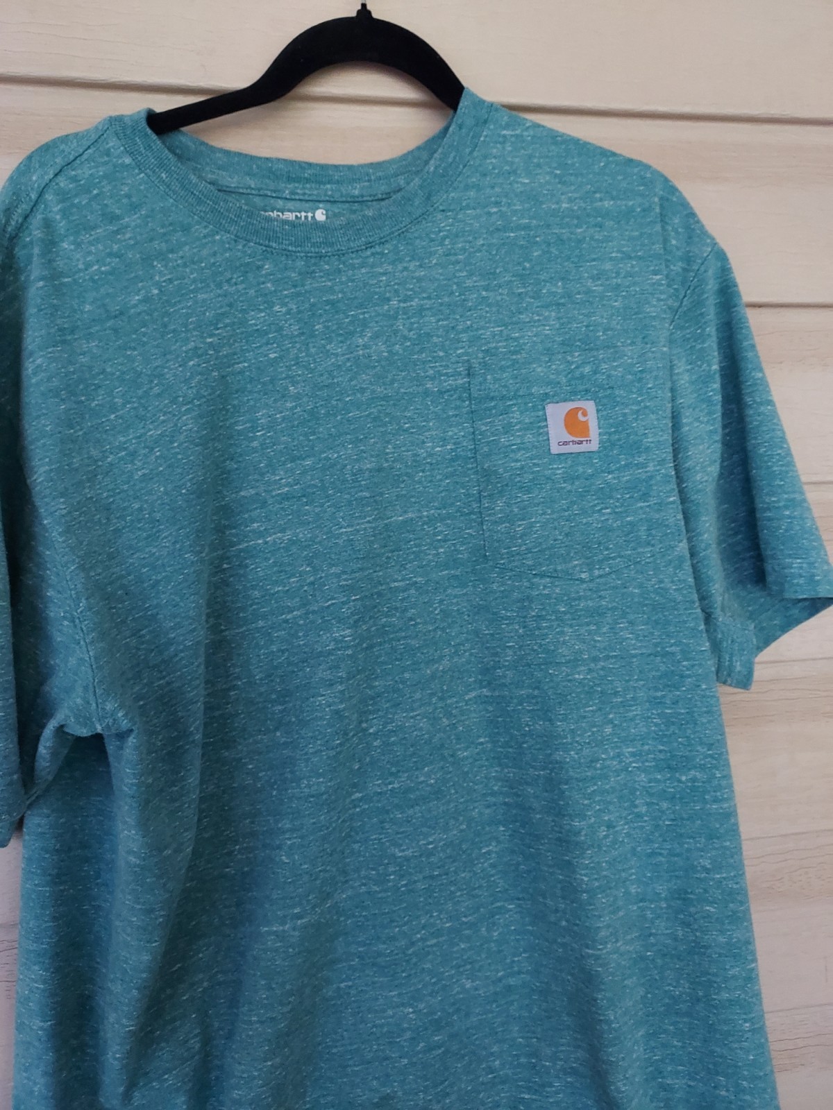 Carhartt Mens T-Shirt Short Sleeve Pocket Tee Medium Loose Fit