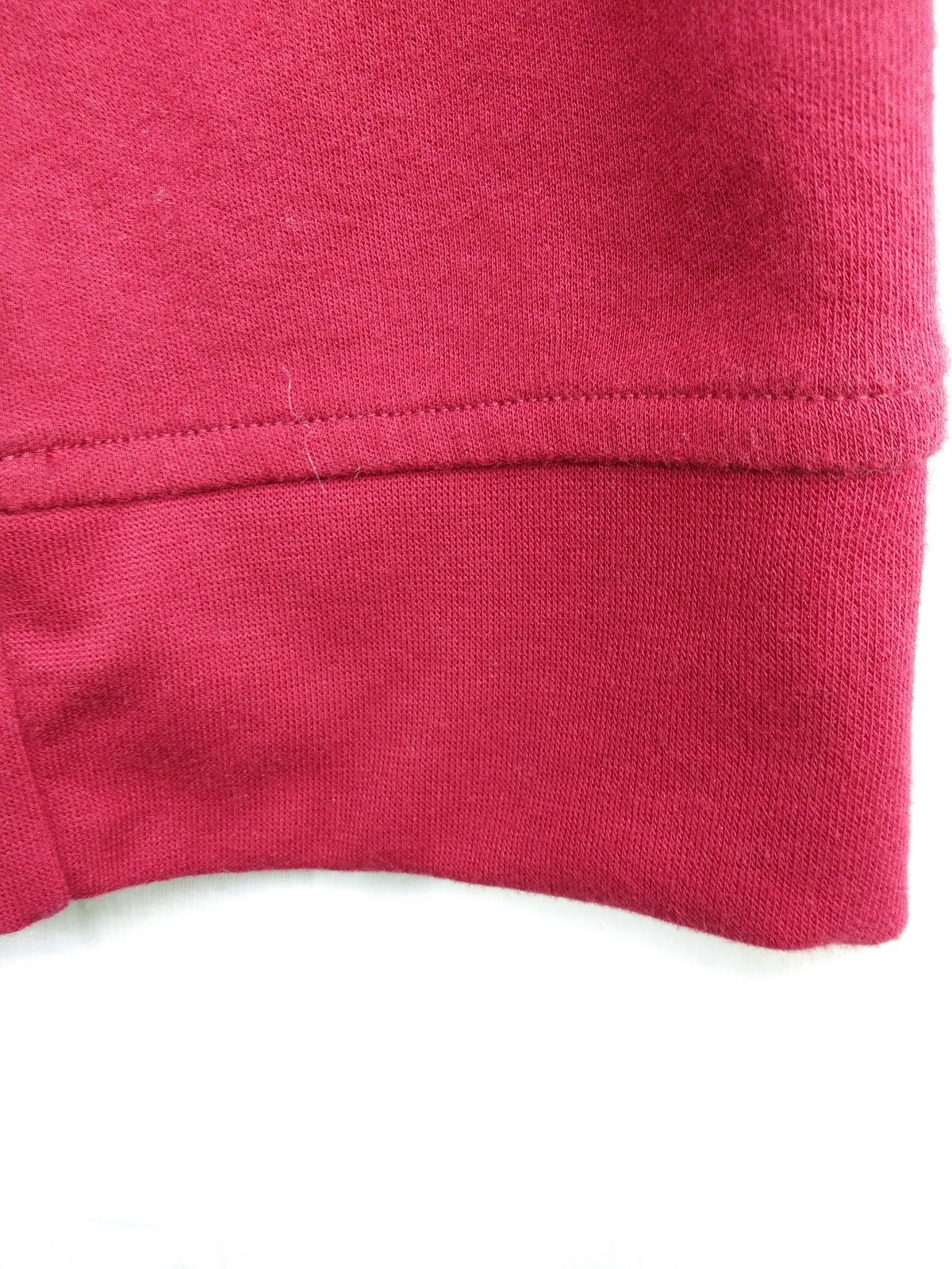 CROFT & BARROW T Shirt Mens 2XL Red Classic Fit Easy Care Long Sleeve Pull Over