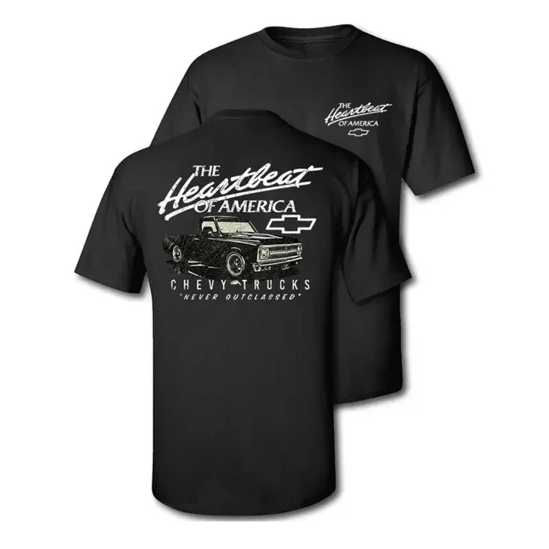 Chevy Truck T-Shirt, The Heartbeat of America Classic Pickup Graphic