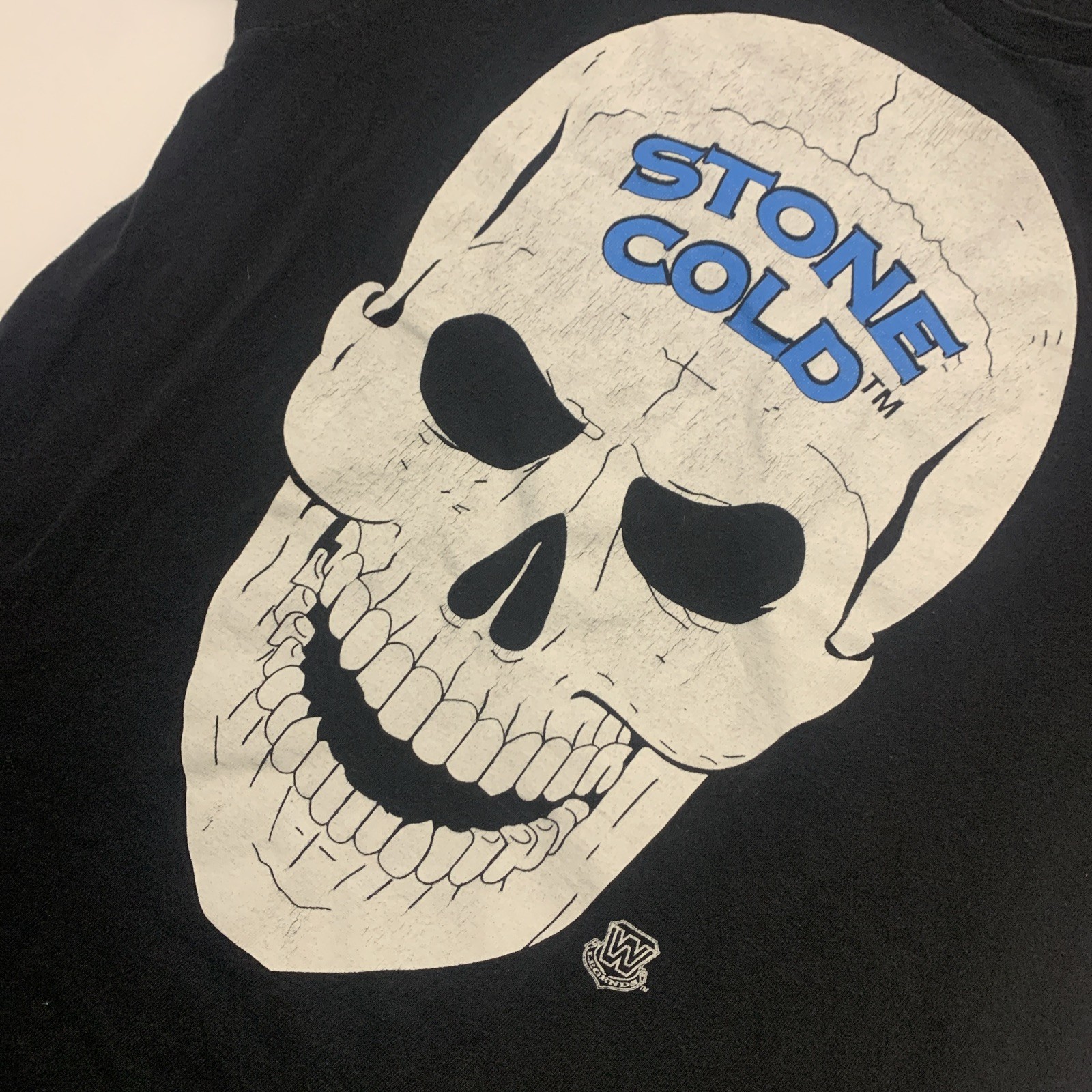 WWE Stone Cold Steve Austin Skull Austin 3:16 Graphic T-Shirt Black Medium