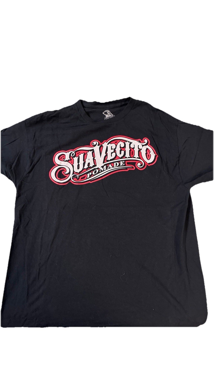 Suavecito Graphic Skeleton Black Cotton Men’s Short Sleeve T-Shirt Size L
