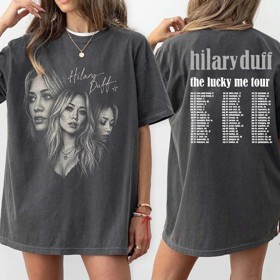 Hilary Duff Lucky Me Tour 2026 Concert Shirt