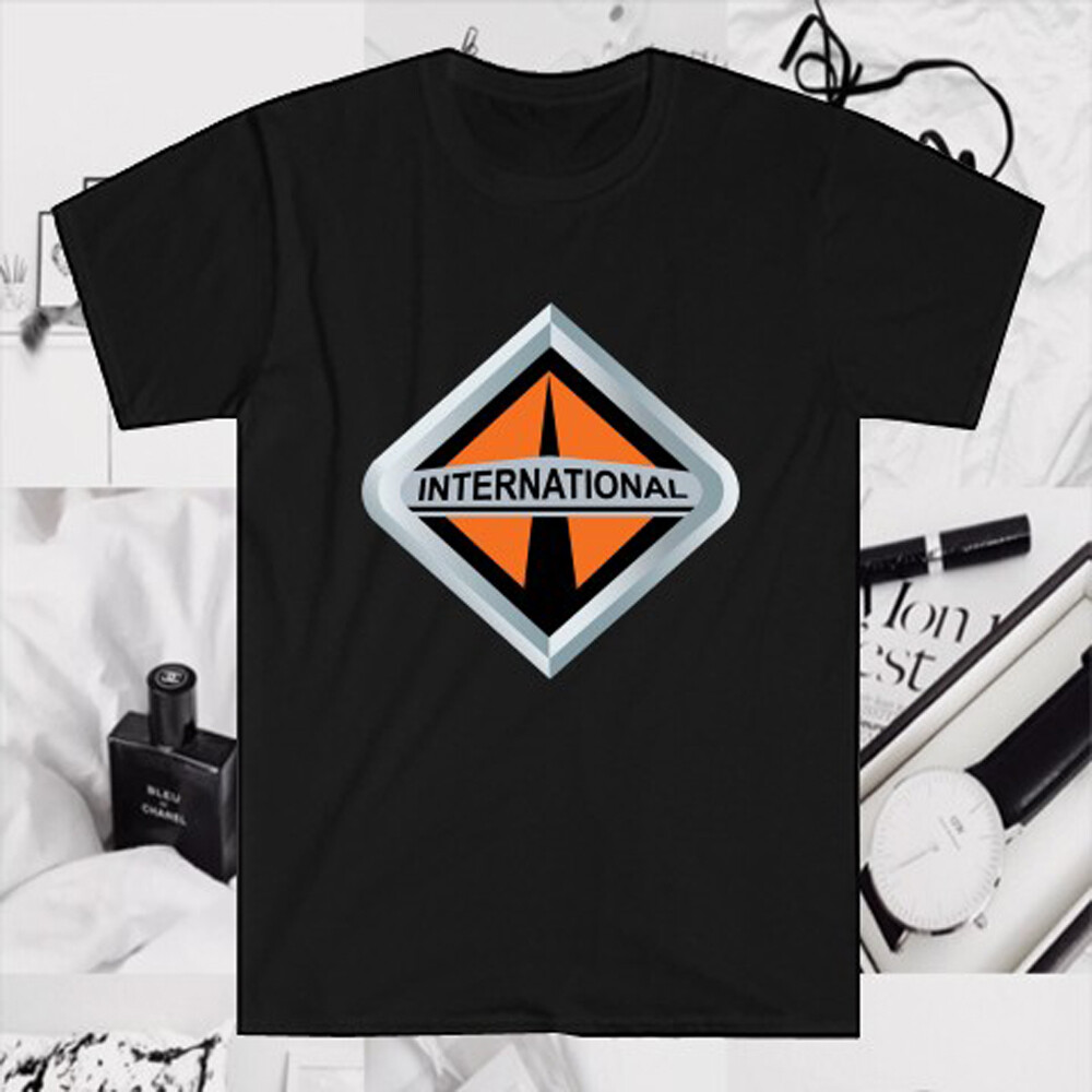 International Trucks Men’s Black T-Shirt Size S to 5XL