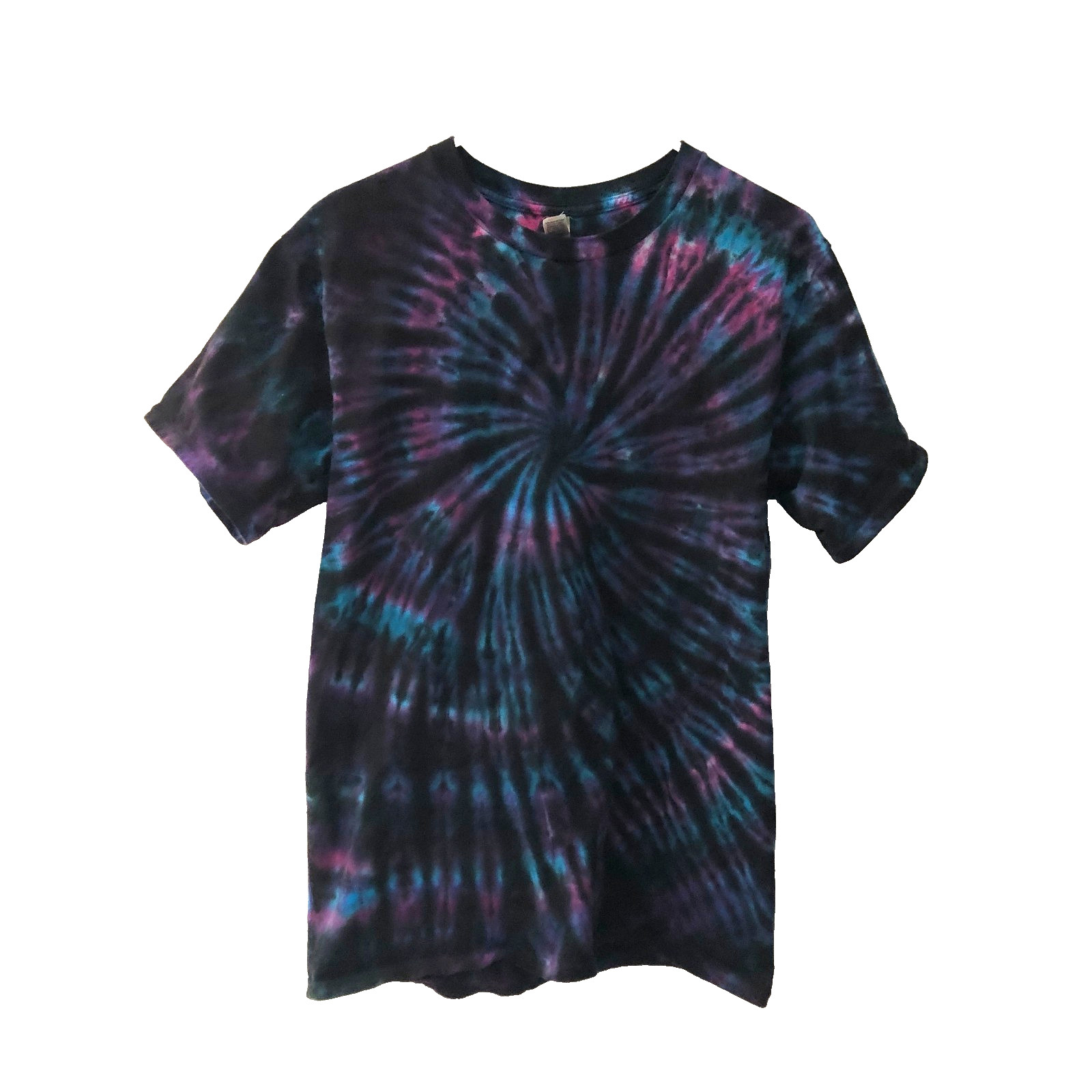 Tie Dye T Shirt Gildan Sz M Ultra Cotton Straight Fit Pre-Owned VGC