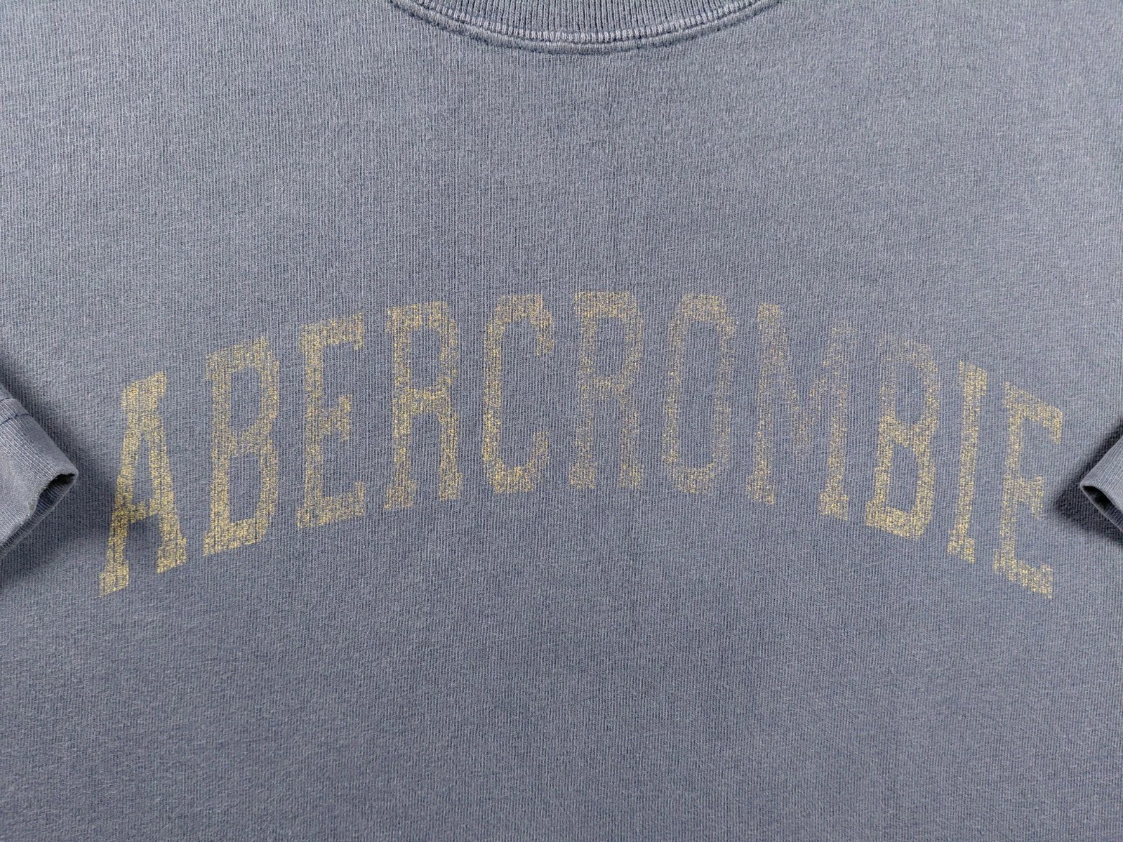 Y2K Abercrombie & Fitch Men’s Vintage T-Shirt Navy Large