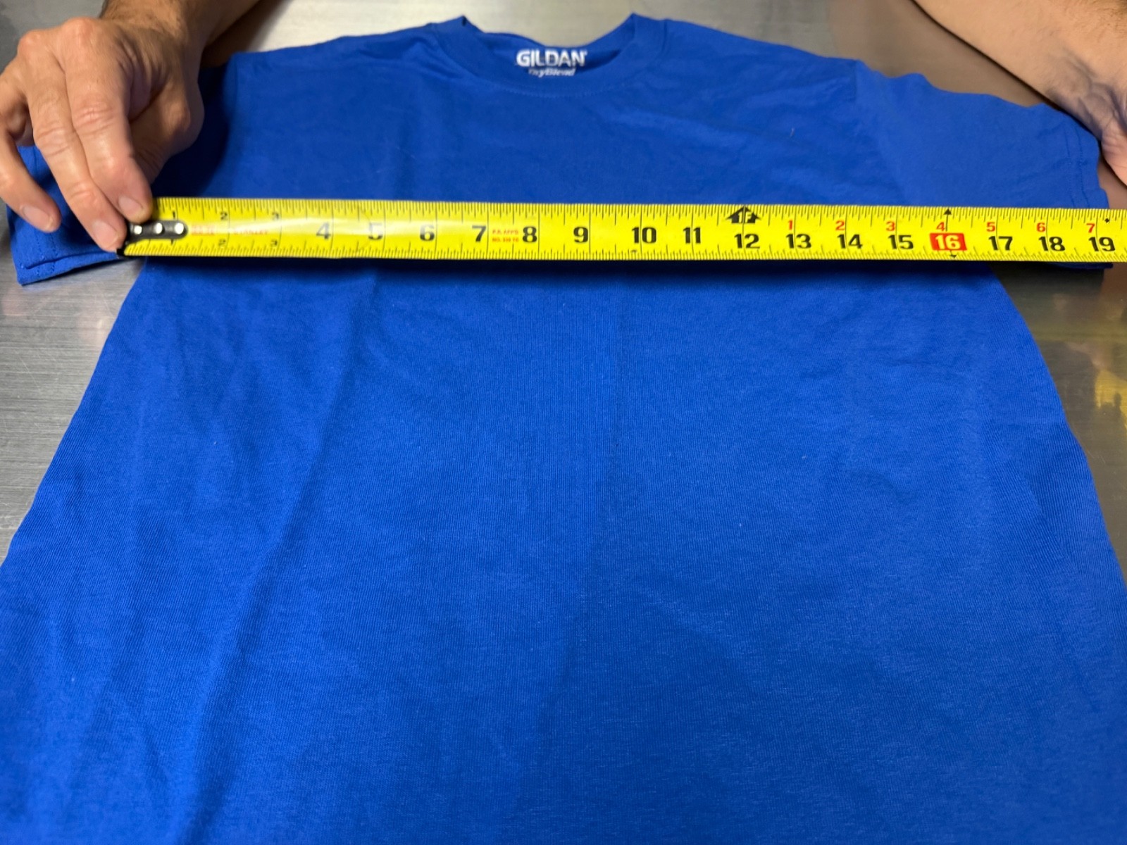 Gildan Mens Cotton/Polyester Knit DryBlend Tee Short Sleeve Plain T-Shirt