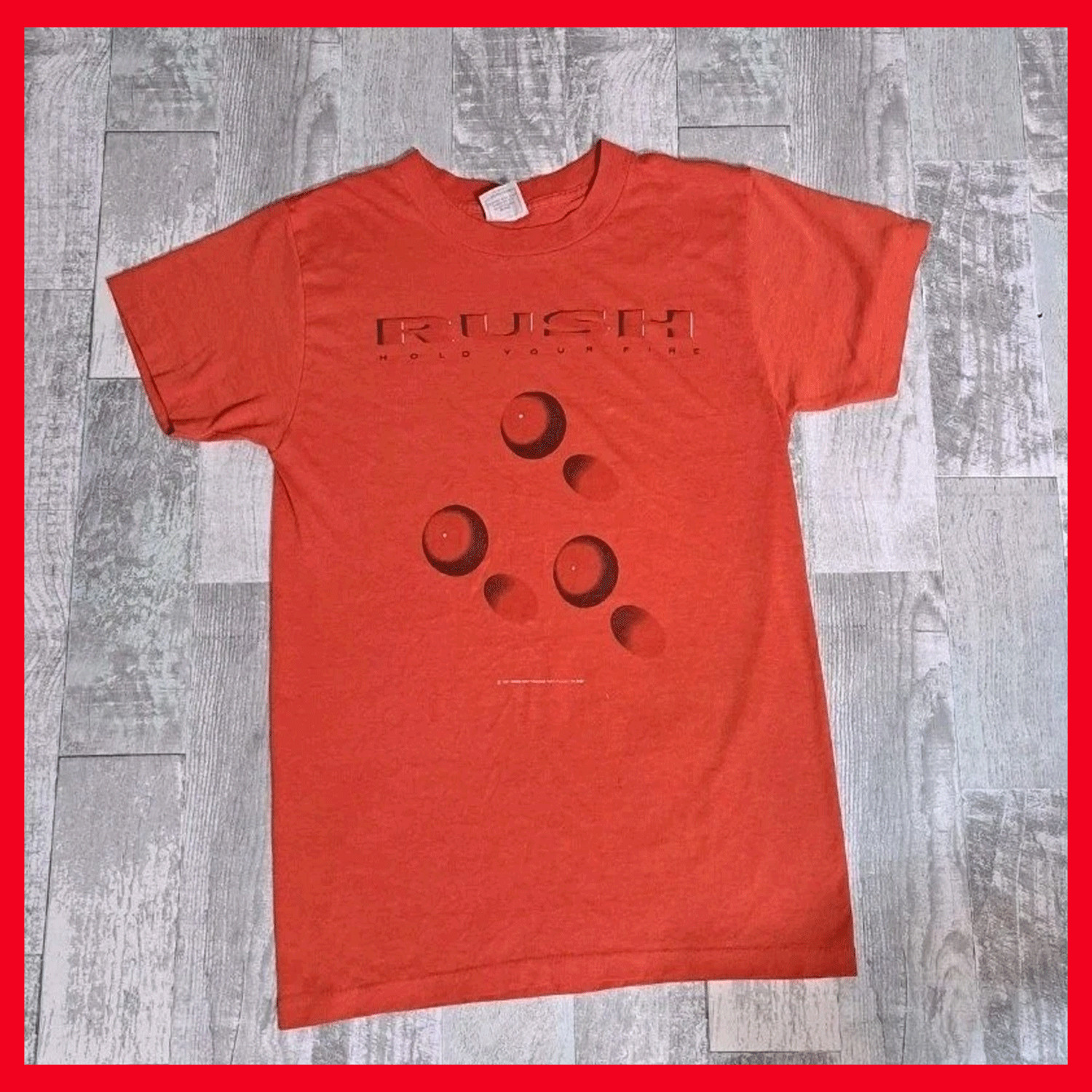 SALE 30% Hot 1987 Rush Hold Your Fire Gift For Fans Reprint All Size Reprint