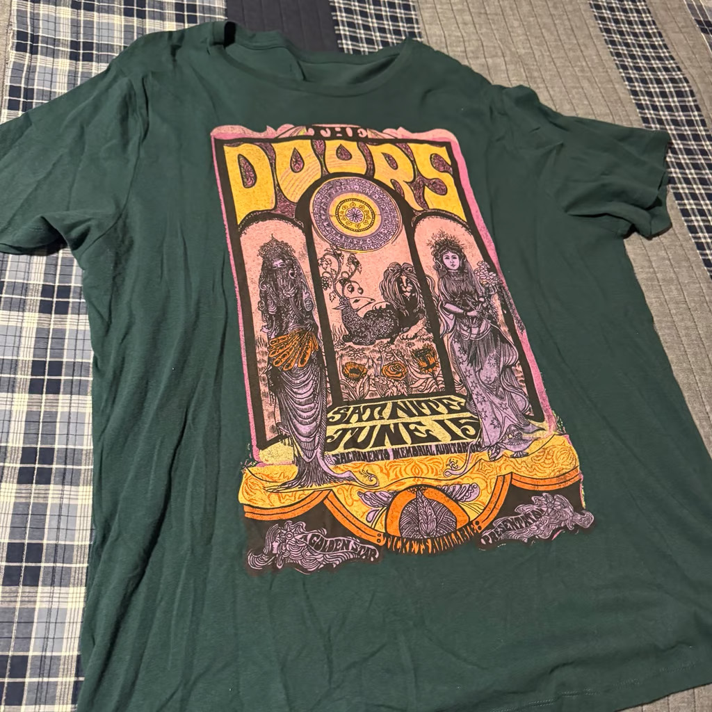 Vintage The Doors Sat Nite Jungle 15 Shirt Unisex Concert S to 5XL EL049