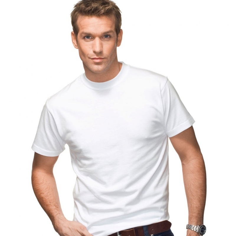 3 Pack Hanes Beefy T Shirts WHITE 5180 S-5XL 6.1 oz Cotton