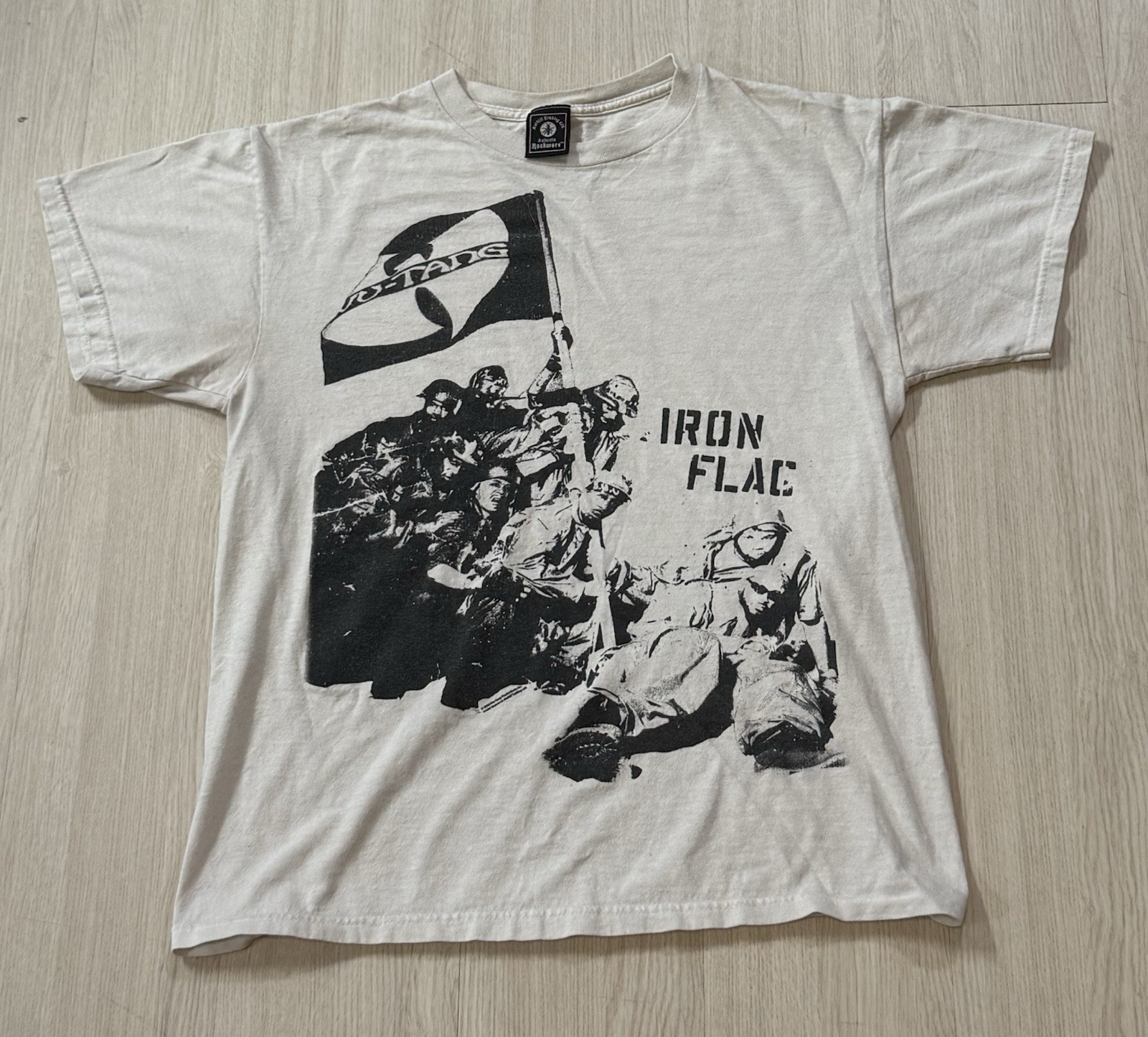 Wu-Tang Clan ‘Iron Flag’ Shirt Medium RZA GZA Method Man Ghostface ODB Shaolin