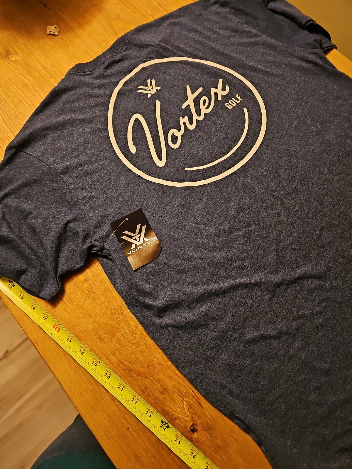Vortex Optics Golf Men’s XL Heather’s Steel Blue Super Soft Shirt