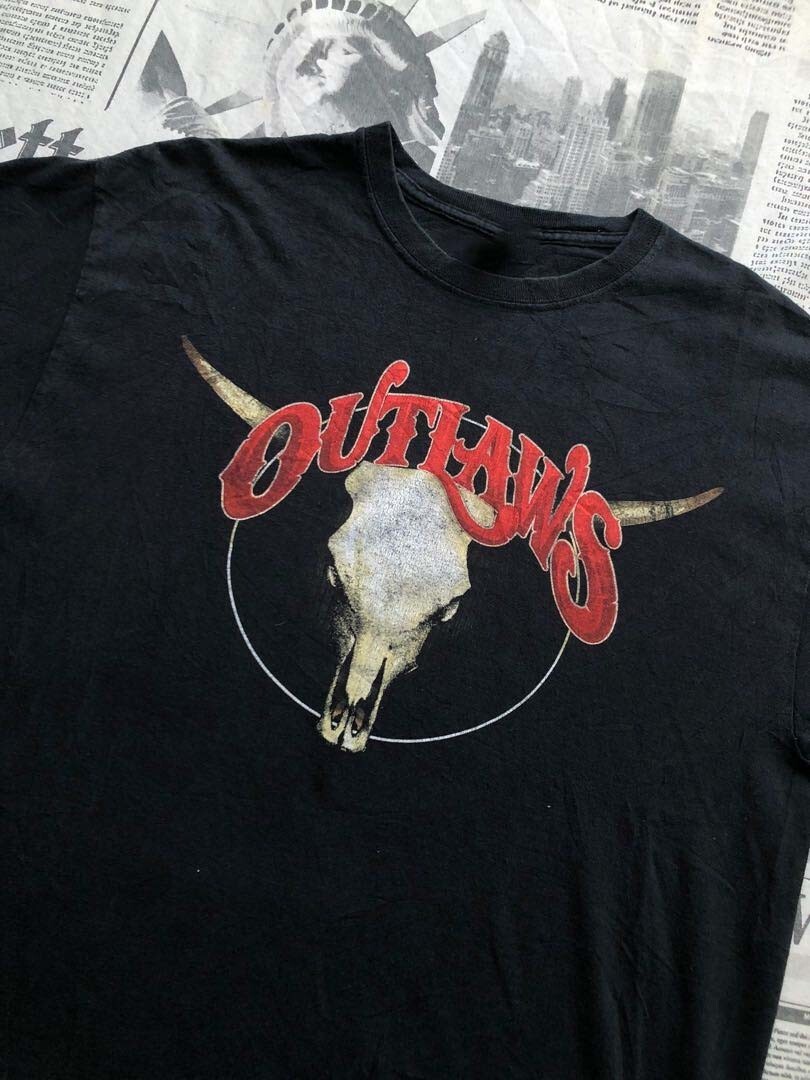 The Outlaws Merry Christmas Black Cotton Shirt Gift For fan NI580