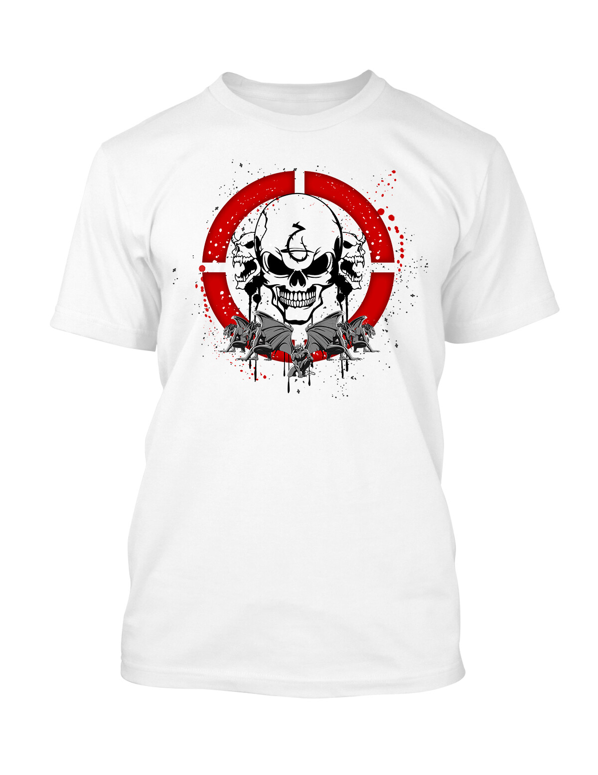 Halloween Skull Graphic Tee Shirt Big and Tall or Small Pro Club T Small to 7XL
