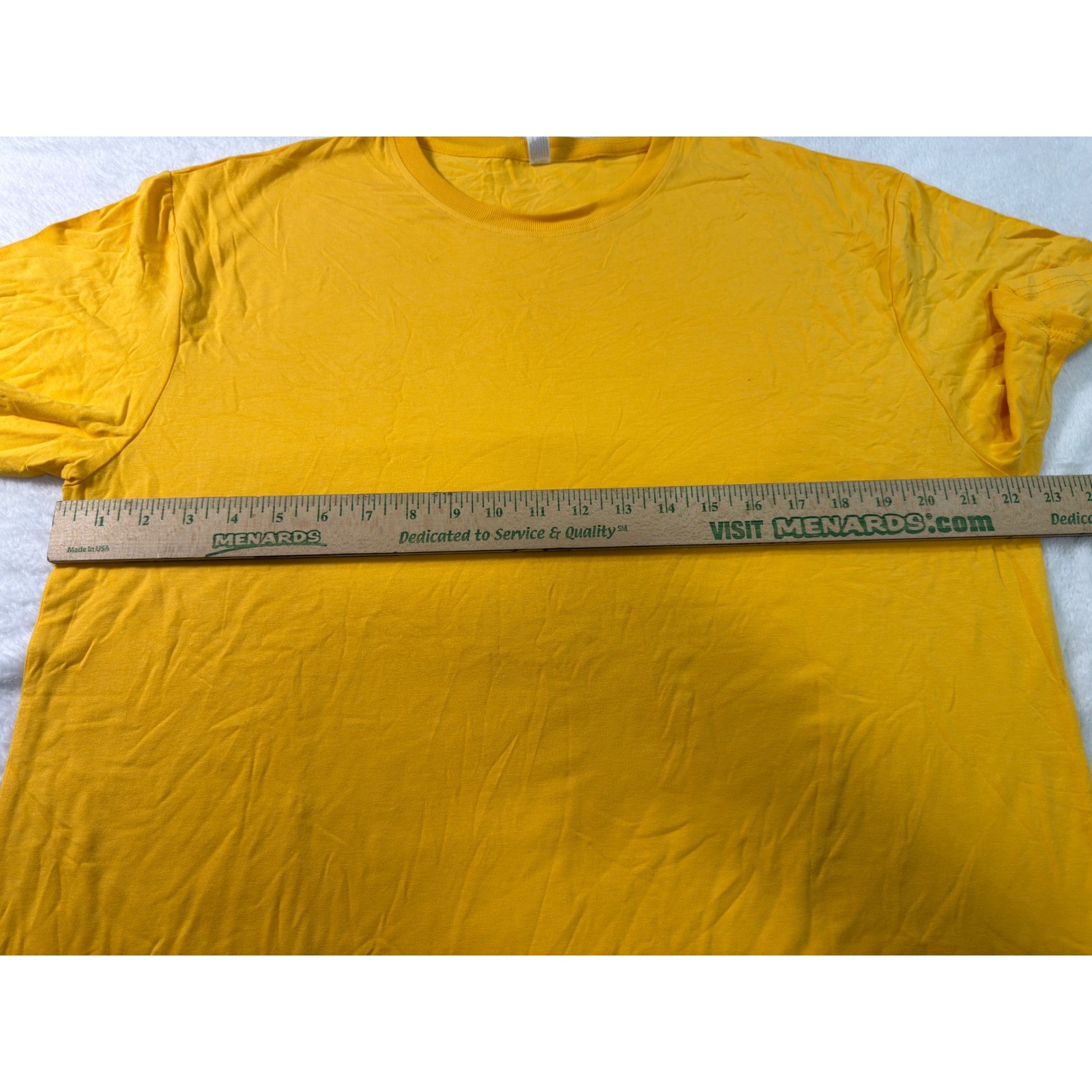 Royal Avalon Sun-Ray UV Protection Bamboo Blend T-Shirt Mens Large Yellow Solid