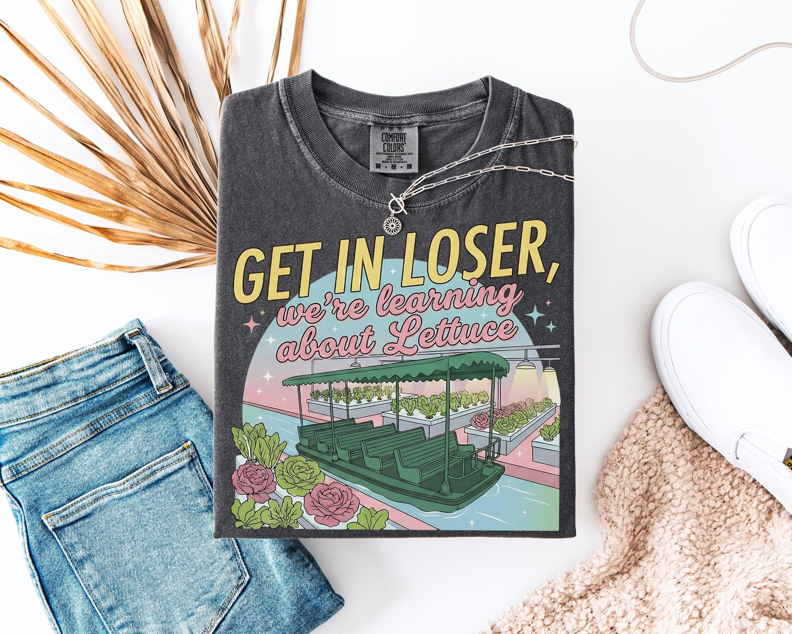 The Land Epcot Inspired T-Shirt Get in Loser Theme Park Tee Matching Family Va