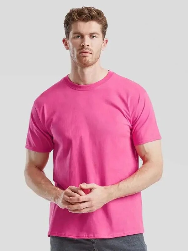 FRUIT OF THE LOOM Mens Half Sleeve T-Shirt 100% Cotton Crew Neck T-Shirt