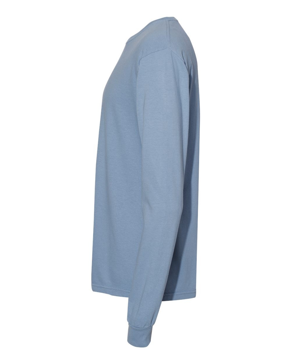 Comfort Colors Garment-Dyed Heavyweight Long Sleeve T-Shirt 6014 Washed Denim Sm