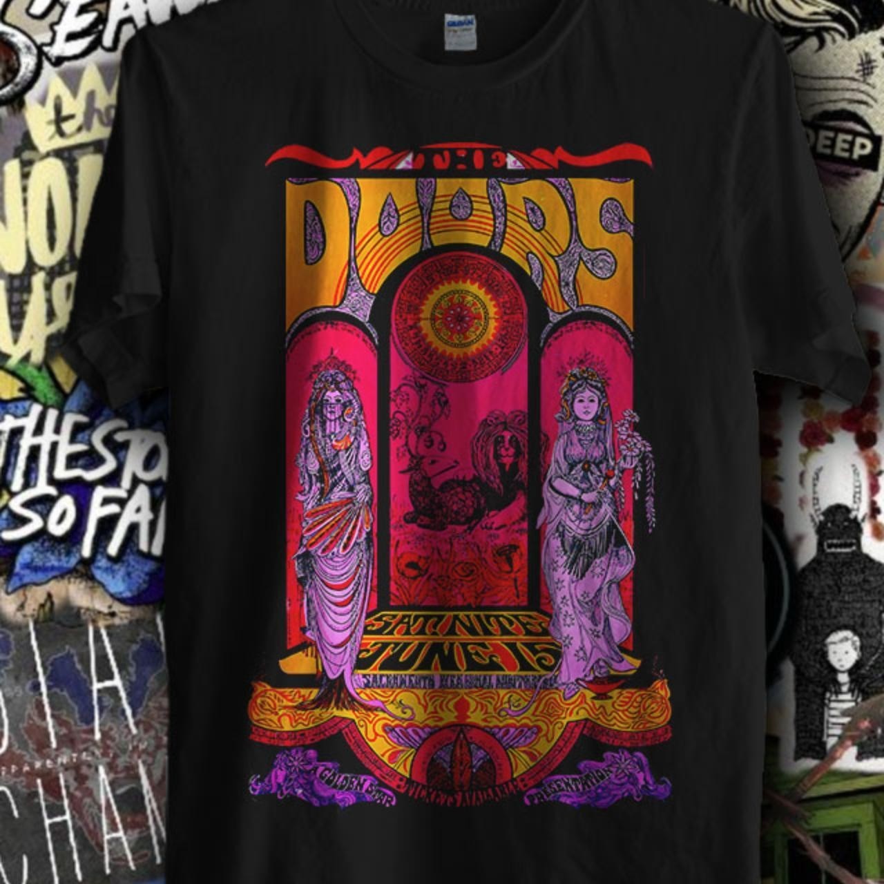 The Doors sat nite june 15 Shirt reprint VK12182
